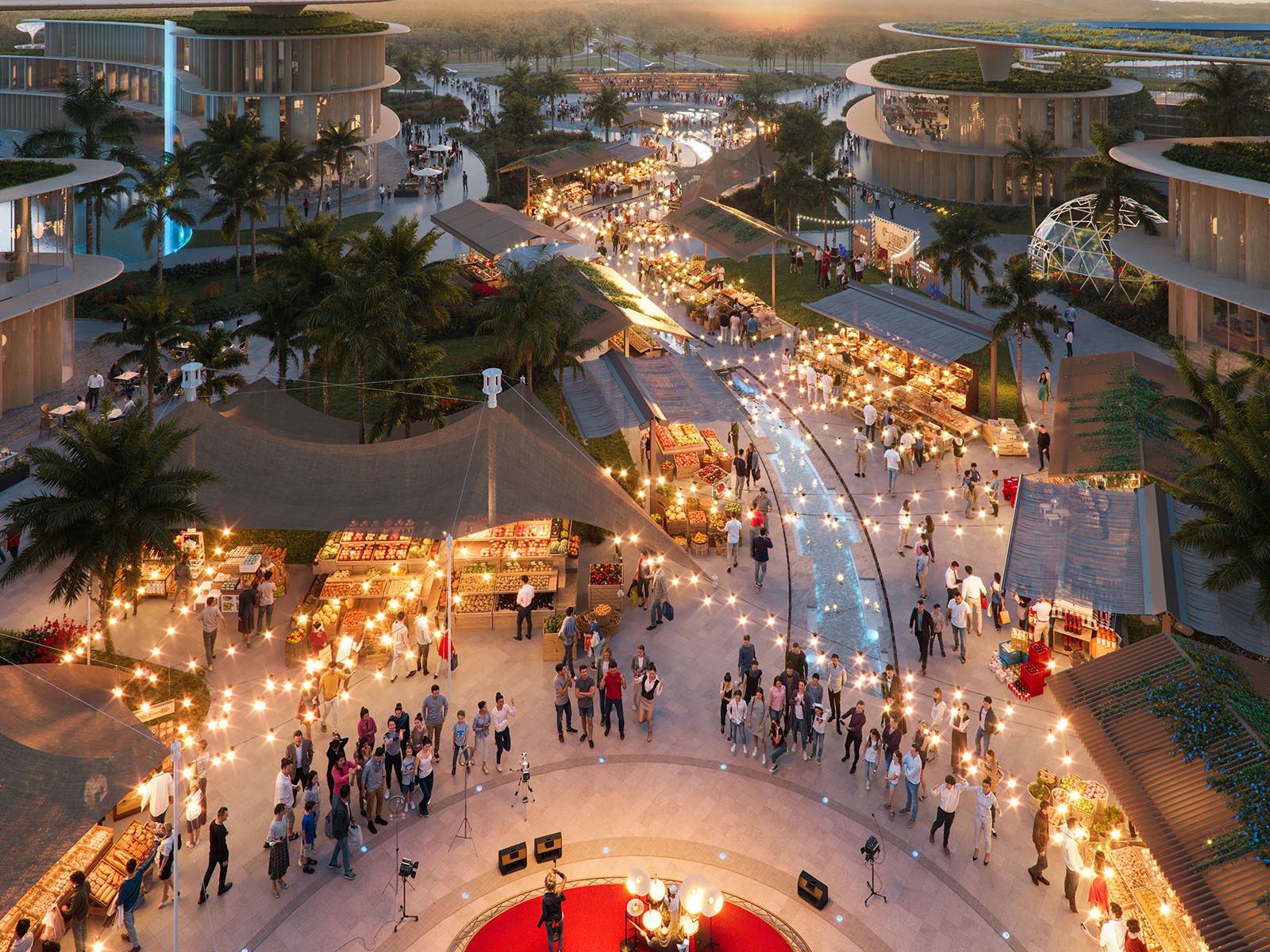 State-of-the-art gym and wellness pavilion at DAMAC Islands